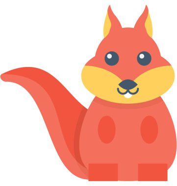 Sincap düz vektör simgesi