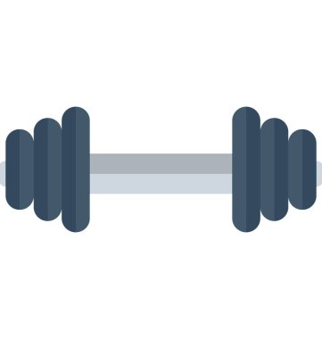 dambıl düz vektör simgesi