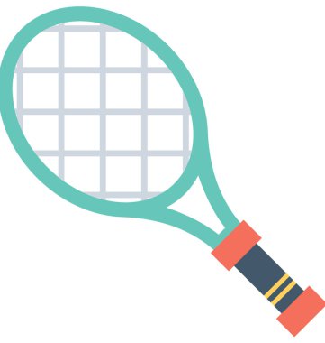 Tenis düz vektör simgesi