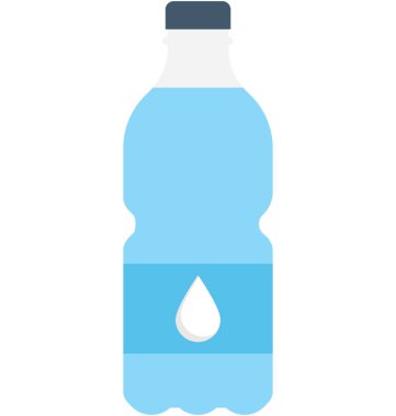 Şişe Düz Vektör Simgesi