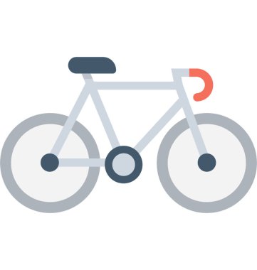 Döngüsü düz vektör simgesi