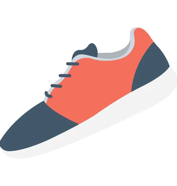 Sneakers Flat Vector Icon — Stock Vector