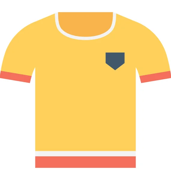 Camisa Plana Vector Icono — Archivo Imágenes Vectoriales