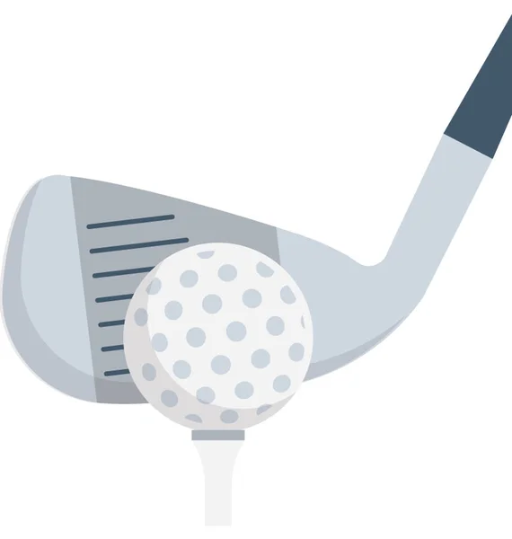 Golf Flat Vector Symbol — Stockvektor