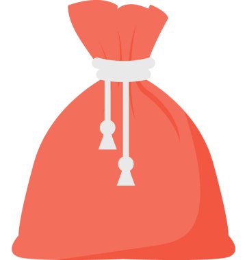 Çuval düz vektör simgesi