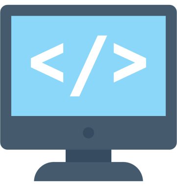 Düz vektör simgesi kodlanıyor