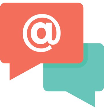 e-posta düz vektör simgesi