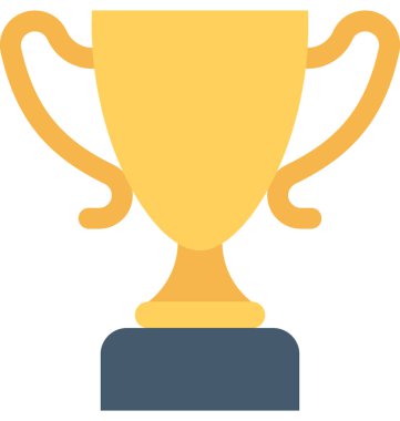 Trophy Düz Vektör Simgesi