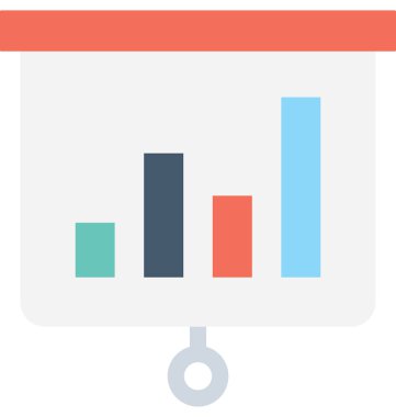 Sunu düz vektör simgesi