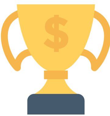 Trophy Düz Vektör Simgesi
