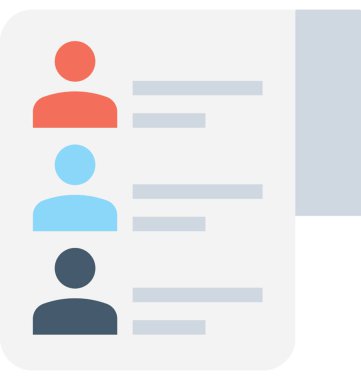 Kontrol Listesi Düz Vektör Simgesi