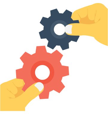 Bakım düz vektör simgesi