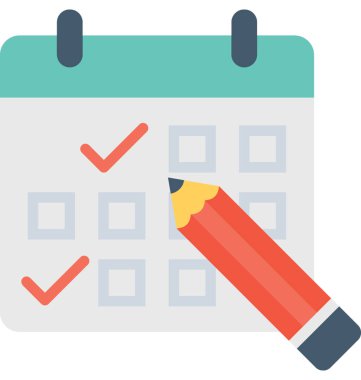 Uçus tarifesi düz vektör simgesi