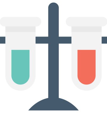 Tüp düz vektör simgesi