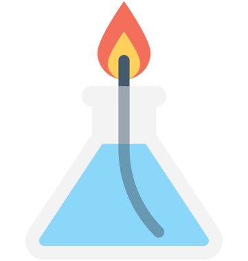 matara düz vektör simgesi