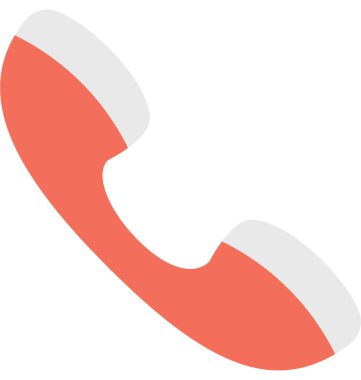 Alıcı düz vektör simgesi