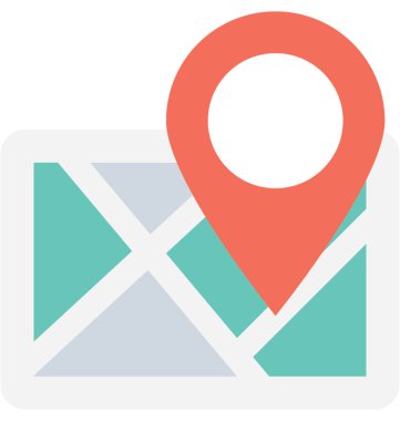 Telefon Rehberi düz vektör simgesi