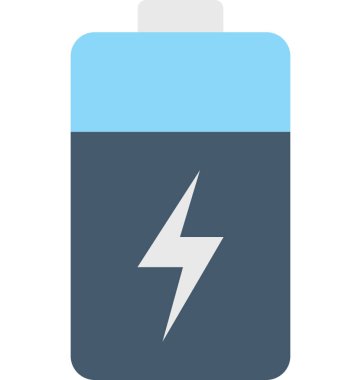 Pil Düz Vektör Simgesi