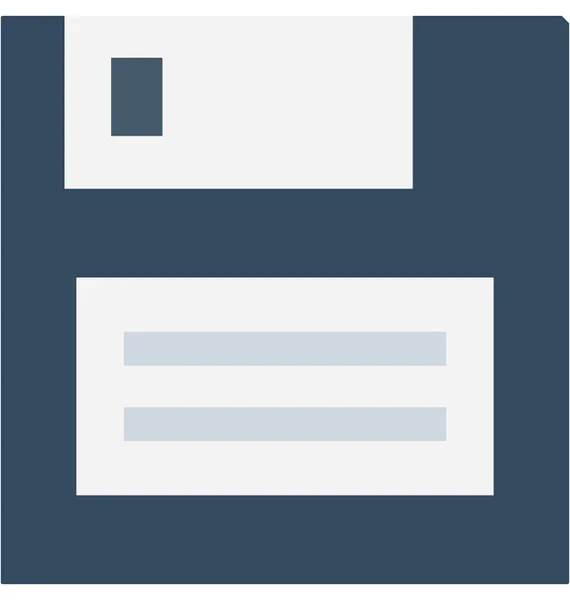 Floppy Flat Vector Icono — Archivo Imágenes Vectoriales