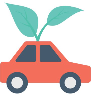 Eko Kiralık düz vektör simgesi