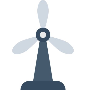 Yel değirmeni daire vektör simgesi