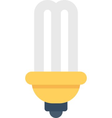 Enerji tasarrufu düz vektör simgesi