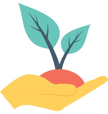 Düz vektör simge dikim