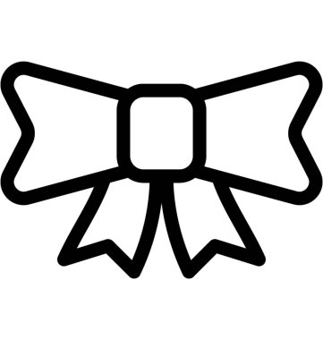 Düz vektör simge yay