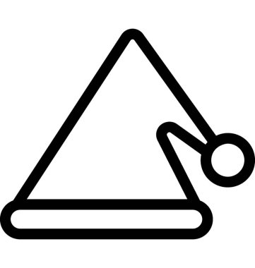 Noel Baba şapkası düz vektör simgesi