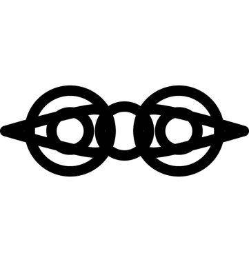 Gözlükler Düz Vektör Simgesi