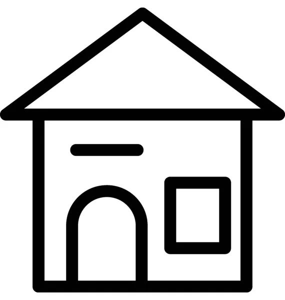 Home Icono Vector Plano — Archivo Imágenes Vectoriales