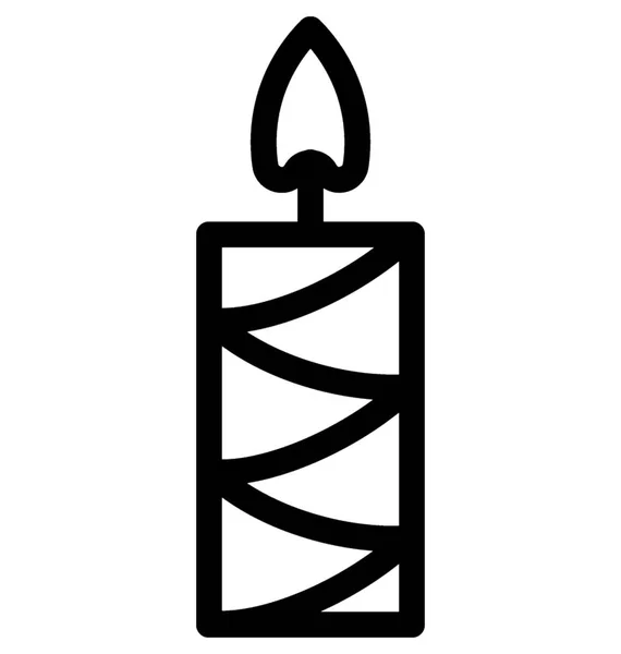 Плоская Икона Свечах — стоковый вектор