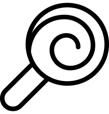 lolipop düz vektör simgesi