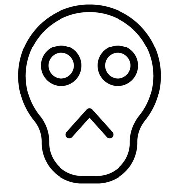 Hayalet düz vektör simgesi