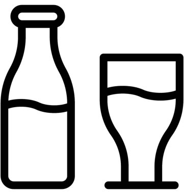 Ale düz vektör simgesi