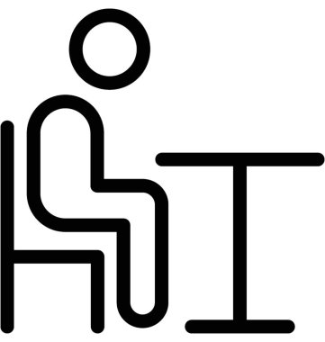 Sınıf düz vektör simgesi