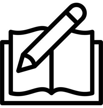 Notlar düz vektör simgesi