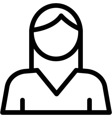 Schoolgirl düz vektör simgesi