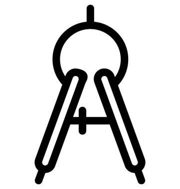 Bölücü düz vektör simgesi