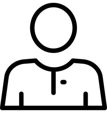 Okul çocuğu düz vektör simgesi