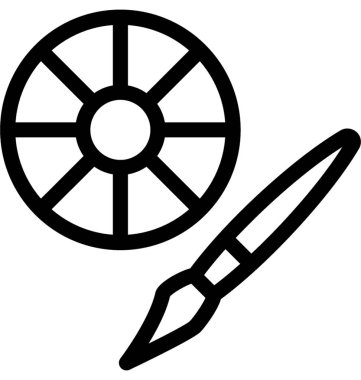 Resim düz vektör simgesi