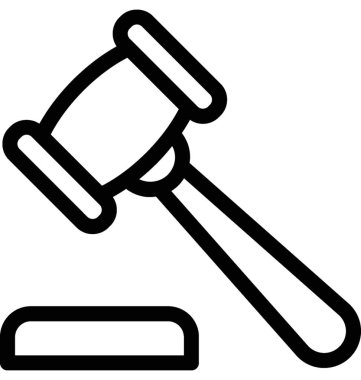 Tokmak düz vektör simgesi