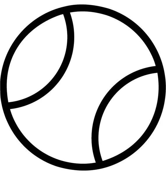 Ball Flache Vektor Symbol — Stockvektor