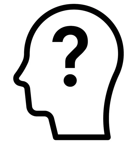 Soru işareti insan kafa simgesi — Stok Vektör © ngaga35 #31026217