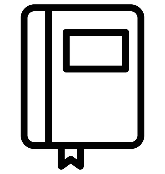 Book Flat Vector Icon — Stock Vector