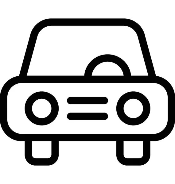 Car Flat Vector Icon — Stock Vector
