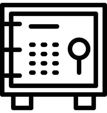 Banka tonoz düz vektör simgesi