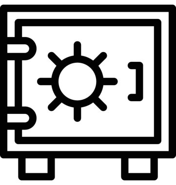 Banka tonoz düz vektör simgesi