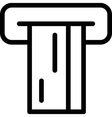 Kart düz vektör simge ekle