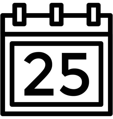 Takvim Düz Vektör Simgesi